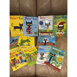Pete the Cat Book Lot of 11 I Can Read Board & Picture Books Mixed